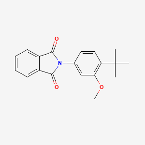 molecular formula C19H19NO3 B8411780 2-(4-Tert-butyl-3-methoxyphenyl)isoindoline-1,3-dione 