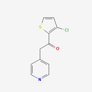 1-(3-Chloro-2-thienyl)-2-(pyridin-4-yl)ethanone