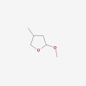 molecular formula C6H12O2 B8411817 2-Methoxy-4-methyltetrahydrofuran 