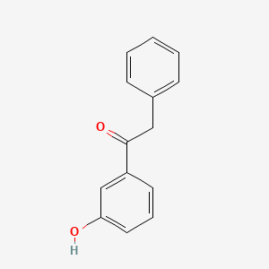 molecular formula C14H12O2 B8411848 1-(3-Hydroxyphenyl)-2-phenylethanone 