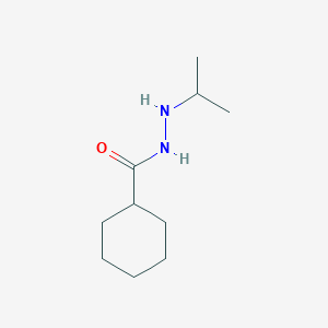 molecular formula C10H20N2O B8411922 1-(Cyclohexylcarbonyl)-2-isopropylhydrazine 