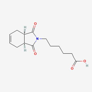 molecular formula C14H19NO4 B8411945 6-(cis-1,2,3,6-Tetrahydrophthalimido)hexanoic acid 