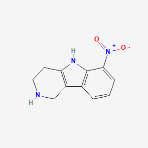 6-nitro-2,3,4,5-tetrahydro-1H-pyrido[4,3-b]indole