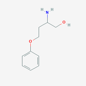 molecular formula C10H15NO2 B8412019 2-Amino-4-phenoxy-1-butanol 