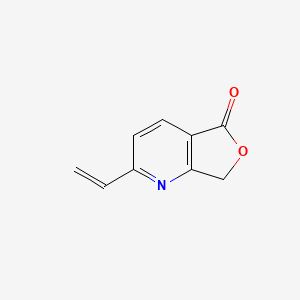 molecular formula C9H7NO2 B8412106 2-vinyl-7H-furo[3,4-b]pyridin-5-one 