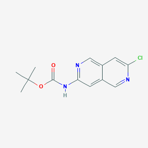 Tert-butyl 7-chloro-2,6-naphthyridin-3-ylcarbamate