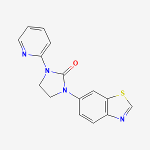 1-Benzothiazol-6-yl-3-pyridin-2-yl-imidazolidin-2-one