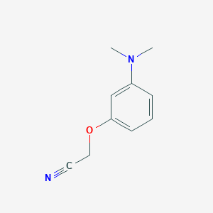 molecular formula C10H12N2O B8412218 3-(Dimethylamino)phenoxyacetonitrile CAS No. 135290-21-0