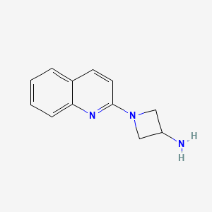 1-Quinolin-2-ylazetidin-3-amine