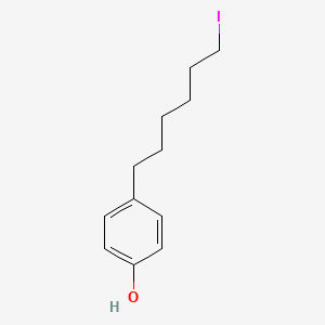 6-(4-Hydroxyphenyl)hexyl iodide