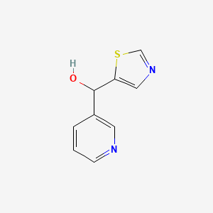 molecular formula C9H8N2OS B8412311 Pyridin-3-yl(thiazol-5-yl)methanol 