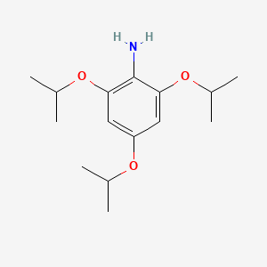 molecular formula C15H25NO3 B8412323 2,4,6-Triisopropoxylaniline 