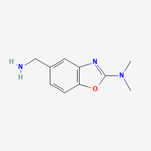 N2,N2-Dimethyl-5-(aminomethyl)-1,3-benzoxazol-2-amine