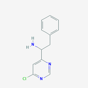 1-(6-Chloropyrimidin-4-yl)-2-phenylethanamine