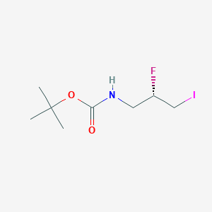 tert-butyl (2S)-2-fluoro-3-iodopropylcarbamate