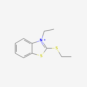 3-Ethyl-2-(ethylsulfanyl)-1,3-benzothiazol-3-ium