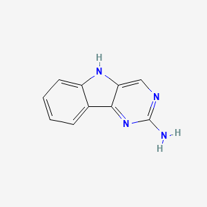 5H-Pyrimido[5,4-b]indole-2-amine