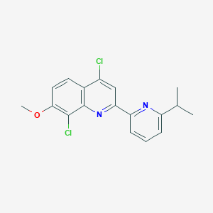 4,8-Dichloro-2-(6-isopropyl-pyridin-2-yl)-7-methoxy-quinoline