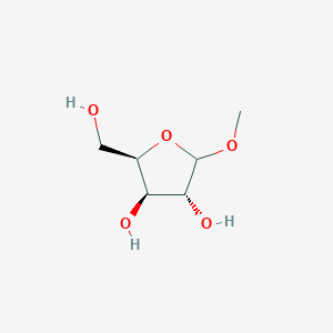 molecular formula C6H12O5 B084127 甲基-D-木呋喃糖苷 CAS No. 13039-65-1