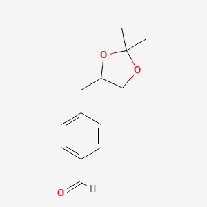 4-(2,2-Dimethyl-[1,3]dioxolan-4-ylmethyl)-benzaldehyde