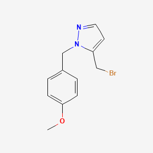 5-(bromomethyl)-1-(4-methoxybenzyl)-1H-pyrazole