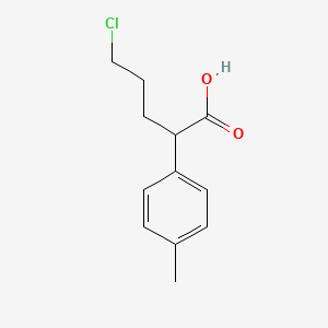 5-Chloro-2-p-tolylpentanoic acid
