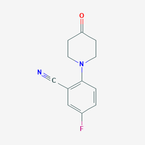 N-(2-Cyano-4-fluorophenyl)-4-piperidone