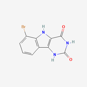 6-bromo-1H-pyrimido[5,4-b]indole-2,4(3H,5H)-dione