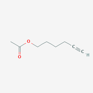 molecular formula C8H12O2 B8412860 Acetic acid 5-hexynyl ester 