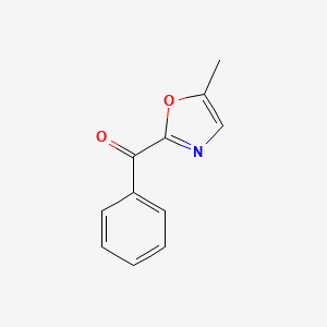 molecular formula C11H9NO2 B8412880 (5-Methyl-oxazol-2-yl)-phenyl-methanone 