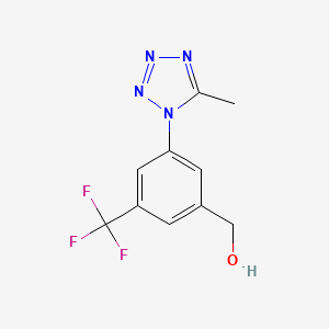 3-(5-Methyltetrazol-1-yl)-5-(trifluoromethyl)phenylmethanol