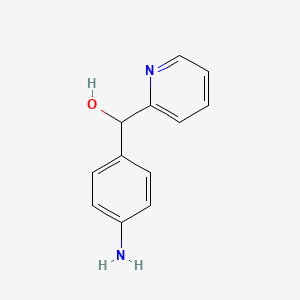 molecular formula C12H12N2O B8413101 (4-Aminophenyl) (2-pyridyl)methanol 
