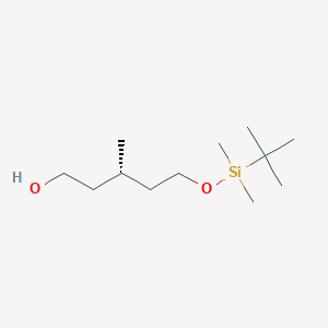 molecular formula C12H28O2Si B8413113 3-(S)-methyl-5-(t-butyldimethylsilyloxy)-1-pentanol 