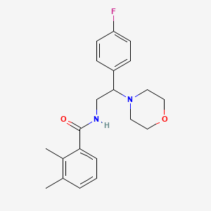 molecular formula C21H25FN2O2 B8413131 N-[2-(4-Fluoro-phenyl)-2-morpholin-4-yl-ethyl]-2,3-dimethyl-benzamide 