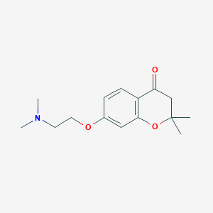 2,2-Dimethyl-7-(2-dimethylaminoethoxy)-4-chromanone