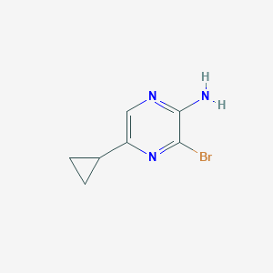 3-Bromo-5-cyclopropylpyrazin-2-amine