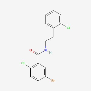 5-bromo-2-chloro-N-[2-(2-chloro-phenyl)-ethyl]-benzamide