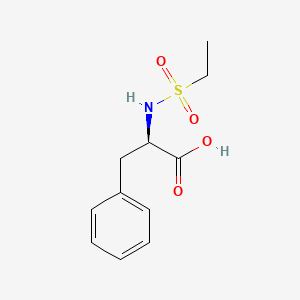molecular formula C11H15NO4S B8413288 N-(Ethylsulfonyl)-D-phenylalanine CAS No. 172317-19-0