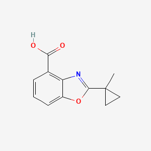 2-(1-Methylcyclopropyl)benzoxazole-4-carboxylic acid