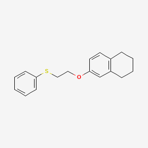 2-(2-Phenylthioethoxy)-5,6,7,8-tetrahydronaphthalene