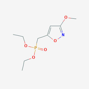 molecular formula C9H16NO5P B8413431 Diethyl (3-methoxy-isoxazol-5-yl)-methane phosphonate 