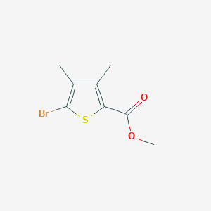 molecular formula C8H9BrO2S B8413455 Methyl 5-bromo-3,4-dimethylthiophene-2-carboxylate 