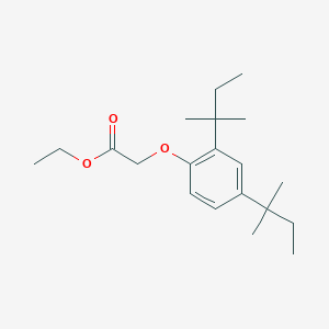 molecular formula C20H32O3 B8413512 Ethyl [2,4-bis(2-methylbutan-2-yl)phenoxy]acetate CAS No. 69080-76-8