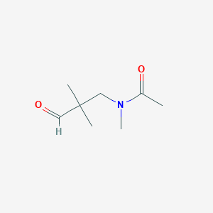N-(2,2-Dimethyl-3-oxopropyl)-N-methylacetamide
