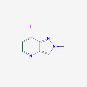 7-iodo-2-methyl-2H-pyrazolo[4,3-b]pyridine