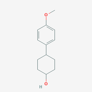 molecular formula C13H18O2 B8413540 4-(4-Methoxyphenyl)cyclohexanol 