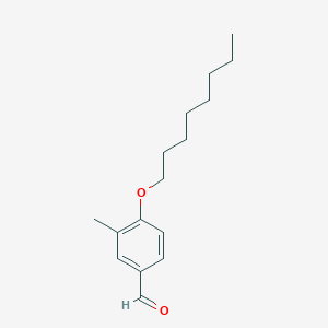 molecular formula C16H24O2 B8413547 3-Methyl-4-(octyloxy)benzaldehyde 