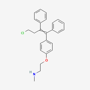 4-chloro-1,2-diphenyl-1-[4-[2-(N-methylamino)ethoxy]phenyl]1-butene