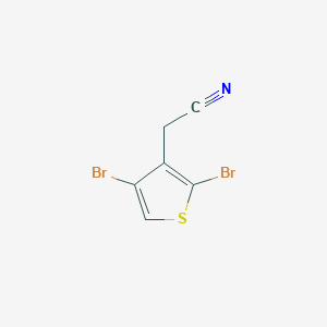 (2,4-Dibromothien-3-yl)acetonitrile