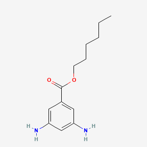 molecular formula C13H20N2O2 B8413711 3,5-Diaminobenzoic acid hexyl ester 